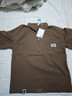 短袖polo衫男夏季工裝襯衫日系復古翻領(lǐng)5分半袖設計感T恤痞帥襯衣 棕色 2XL 曬單實(shí)拍圖