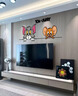 米聆貓和老鼠電視機大白背景墻面裝飾畫(huà)掛件貼紙自粘2025新款客廳沙發(fā) 50129貓和老鼠-黑色+中黃+粉紅+煙灰 大 曬單實(shí)拍圖