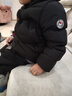 保姆鵝  【風(fēng)墻】?jì)和鸾q服寶寶中長(cháng)款護臉加厚外套保暖童裝[NG2664] 炭黑 110 曬單實(shí)拍圖