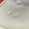 990純銀耳釘玫瑰花心連心耳飾高級簡(jiǎn)約ins風(fēng)氣質(zhì)精致女友生日禮物 心連心耳釘 曬單實(shí)拍圖