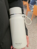 趣范【正版高質(zhì)】簡(jiǎn)約大容量保溫水杯女新款帶蓋女士泡茶辦公室杯子男 BOTTLE大白850ml【帶杯刷】 曬單實(shí)拍圖