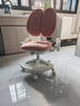 巴布諾兒童學(xué)習椅學(xué)生寫(xiě)字作業(yè)椅子可調節升降追背座椅固定 粉+升降腳踏 曬單實(shí)拍圖