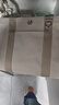 lululemon露露 小眾休閑手提包   2025新款女士雙色帆布托特包大容量媽咪包 米棕色 曬單實(shí)拍圖