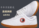 喬尚太極鞋女夏季透氣打孔男武術(shù)牛筋底軟皮太極拳練功訓練涼鞋 白色515四季 38 曬單實(shí)拍圖