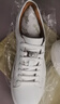 金利來(lái)（Goldlion）男鞋板鞋時(shí)尚個(gè)性耐磨皮鞋舒適百搭休閑鞋52223008620A-白色-41碼 曬單實(shí)拍圖