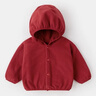 嘟嘟家寶寶連帽外套紅色新年加厚冬裝男童上衣兒童冬季上衣童裝冬款拜年 紅色 90 曬單實(shí)拍圖