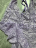 JUZEELY睡衣歐美性感內衣純欲掛脖吊帶連體衣女睡衣 紫色 均碼 【80-120斤】 曬單實(shí)拍圖