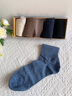 浪莎【禮盒包裝】襪子秋冬男10A級抗菌防臭純棉中筒男士 5雙混色 曬單實(shí)拍圖