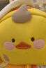 小蟲(chóng)家兒童幼兒園書(shū)包男童女孩兔子外出春游寶寶防走失背包女童3超萌2歲 黃鴨小號（適合身高90cm以下） 曬單實(shí)拍圖