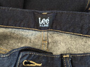 Lee【張凌赫代言】726標準中腰直腳丹寧回潮深藍直筒男牛仔褲潮流 深藍色（褲長(cháng)31） 32 (140-150斤可選) 曬單實(shí)拍圖