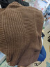 Lauaird特大碼胖mm350斤慵懶風(fēng)毛衣外套女秋冬新款寬松加厚外搭針織開(kāi)衫 咖啡色 10XL 255-275斤 曬單實(shí)拍圖