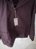 短款外套女春秋款休閑沖風(fēng)衣韓版寬松雙層夾克連帽時(shí)尚大口袋上衣 紫色 L 建議110--120斤 曬單實(shí)拍圖