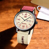 路易爵倫學(xué)生手表男女同款考試專(zhuān)用公務(wù)員初高中復古靜音夜光機械石英腕表 曬單實(shí)拍圖