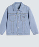 納維凱爾意大利小帆船童裝兒童牛仔外套簡(jiǎn)約經(jīng)典中大童舒適上衣 休閑外套淺藍 165 曬單實(shí)拍圖
