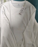 京東京造【10A抗菌T】長(cháng)袖t恤男衛衣打底衫衣服白小T男裝 白色 M 曬單實(shí)拍圖