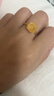 周六福爆閃方糖5G工藝黃金戒指女新年生日禮物計價(jià)A0113174 13號約2.68g 曬單實(shí)拍圖