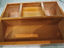 勤凱木質(zhì)桌面整理分類(lèi)托盤(pán)化妝品收納木盒 飾品展示直播多格木頭盒子 4格長(cháng)方形做舊色 曬單實(shí)拍圖