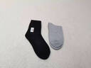 浪莎襪子男冬季純棉加絨加厚保暖中筒襪抗菌毛圈冬天新款男士棉襪男襪 純色加絨加厚:混色 共 5雙 均碼 純棉抗菌加厚男襪39-44碼 曬單實(shí)拍圖