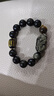 金石靈天然黑曜石貔貅手鏈男士金曜石虎眼石心經(jīng)佛珠手串男生生日禮物 曬單實(shí)拍圖