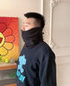 雅鹿男士圍脖男款冬季加絨加厚騎車(chē)騎行防風(fēng)面罩圍巾保暖防寒脖套 曬單實(shí)拍圖