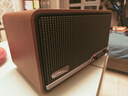 漫步者（EDIFIER）S300 高保真復古藍牙音箱 發(fā)燒級HiFi一體式大功率音響 居家 桌面音響 暖棕咖 新年禮物 曬單實(shí)拍圖