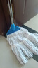純棉拖把可拆洗家用拖布墩布頭布條拖把蠟拖飯店肯德基餐廳用地拖 一套兩塊拖布【不銹鋼桿】 曬單實(shí)拍圖