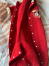 迪士尼（Disney）新生兒衣服紅色新年夾棉保暖寶寶連體衣嬰兒寶寶睡衣家居服爬服 【三層夾棉】紅色 90cm （建議15-24個(gè)月身高80-90cm) 曬單實(shí)拍圖
