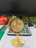 壹個(gè)億小目標馬上有錢(qián)旋轉地球儀車(chē)載辦公桌面時(shí)來(lái)運轉茶桌銅擺件 壹個(gè)億小目標【黃銅擺件】小號（高7.5cm寬4cm） 曬單實(shí)拍圖