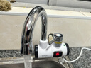 蘇泊爾（SUPOR）電熱水龍頭側進(jìn)水速熱即熱式電加熱器廚房快速過(guò)水熱衛生間熱得快熱水器廚衛適用款 白色+漏保插頭 曬單實(shí)拍圖