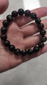 石玥珠寶收藏級金貓眼天然黑曜石手串本命年轉運水晶手鏈男女士款禮物10mm 曬單實(shí)拍圖