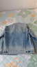 Lee舒適版復古男長(cháng)袖翻領(lǐng)牛仔夾克外套潮 復古淺藍色 M 曬單實(shí)拍圖