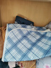SMVP成人隔尿墊老人防水可洗用老年人專(zhuān)用棉超大號夏季尿不濕護理床墊 藍灰格子（120*150cm） 曬單實(shí)拍圖