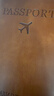 赟婭防盜刷證件護照包旅行出國留學(xué)護照夾收納高端錢(qián)包機票保護套 復古時(shí)尚護照包【防盜刷-棕色】 曬單實(shí)拍圖