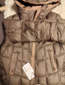 雪中飛羽絨服女連帽加厚秋冬寬松休閑保暖外套女 卡其 170/XL 曬單實(shí)拍圖
