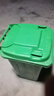 若興（RUOXING）戶(hù)外分類(lèi)垃圾桶帶蓋加厚環(huán)衛新塑料桶小區物業(yè)廚房商用大號垃圾桶 綠色【廚余垃圾】 80L帶輪款【45*50*75cm】 曬單實(shí)拍圖