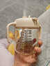 英氏（YEEHOO）兒童水杯嬰兒寶寶牛奶杯子吸管奶瓶1-3歲學(xué)飲杯吸管杯幼兒園 曬單實(shí)拍圖