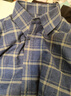 杉杉（FIRS）加絨襯衫男中年商務(wù)休閑全棉格子襯衣男 A1083-3(加絨款) 44  曬單實(shí)拍圖