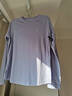 駱駝（CAMEL）長(cháng)袖速干T恤女跑步健身圓領(lǐng)運動(dòng)上衣 C25CAVL6001 粉紫 L 曬單實(shí)拍圖