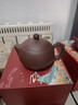 尊壺宜興紫砂壺手工茶具西施茶壺泡茶器禮盒裝 龍把西施紫茄泥230m 曬單實(shí)拍圖