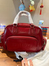 MUVA保齡球包多口袋真皮手提包可雙肩斜挎通勤新年情人節禮物 曬單實(shí)拍圖