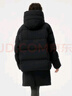 坦博爾羽絨服女短款可拆卸帽時(shí)尚大廓形秋冬外套厚530368D 黑色 155  曬單實(shí)拍圖