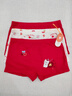 貓人兒童紅內褲男童女童純棉平角褲本命年騏驥紅色中小童寶寶四角短褲 男童 【桑蠶絲底襠】 3條 140 （建議高120-130cm，重55-68斤） 曬單實(shí)拍圖