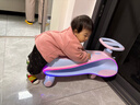 酷騎（COOGHI）扭扭車(chē)1-3歲溜溜車(chē)搖搖車(chē)兒童車(chē)防側翻妞妞車(chē)多功能靜音萬(wàn)向輪N1 N1｜【聲光音樂(lè )款】 櫻霞粉 （25首歌） 曬單實(shí)拍圖