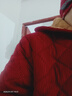 等兄臨 加絨加厚罩衣中老年人媽媽裝中長(cháng)款棉服加厚保暖外穿女士 酒紅色(加絨) 加厚 3XL 建議130斤以?xún)?曬單實(shí)拍圖