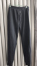 紅豆居家冬季保暖褲男士加羊毛加絨加厚貼片加大碼打底秋褲保暖單條褲 JAN765 深灰 185/110  曬單實(shí)拍圖