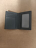 WILLIAMPOLO保羅迷你小巧卡包男士真皮證件包駕駛證皮套高檔簡(jiǎn)約駕照卡夾 兩折黑色荔枝紋 曬單實(shí)拍圖