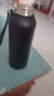 保溫杯男士款大容量茶水分離泡茶水壺316不銹鋼底學(xué)生便攜水杯子 曜石黑1000ML 曬單實(shí)拍圖