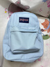 JANSPORT杰斯伯雙肩包情侶學(xué)生書(shū)包通勤戶(hù)外大容量男女士電腦包背包旅行包 霧霾藍 通用 曬單實(shí)拍圖