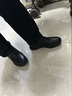戈耐（GENAI）休閑鞋男士皮鞋真皮保暖秋冬季戶(hù)外運動(dòng)內增高男鞋子男生潮流百搭 黑色 【真牛皮】潮鞋 四季款 43碼(265MM) 曬單實(shí)拍圖