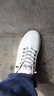 昌祥回力男鞋秋季2025新男士跑步百搭鞋子男士休閑皮鞋輕便防滑運動(dòng)板鞋男 白色 42 曬單實(shí)拍圖
